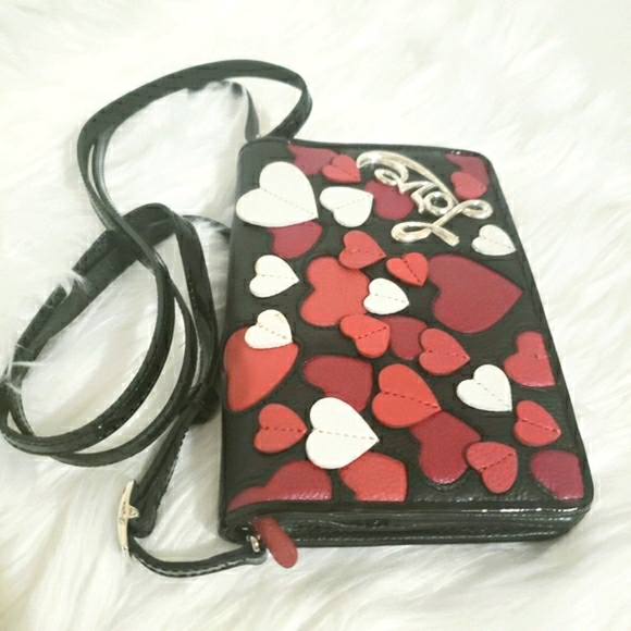 BRIGHTON Love Story Fall In Love Leather Crossbody - Picture 8 of 16